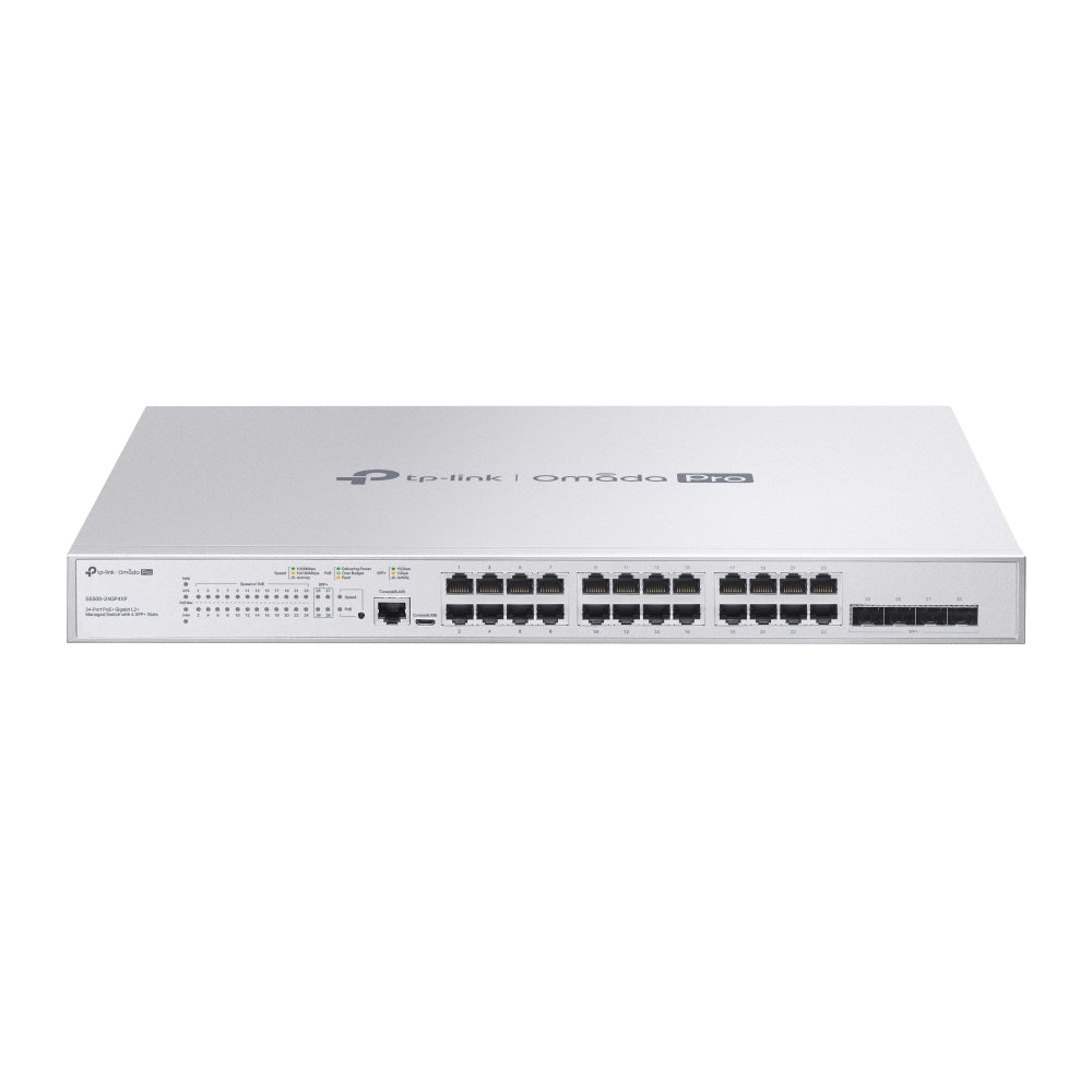 TP-Link Omada S5500-24GP4XF – Switch l2+ omada pro 24 ports poe+ gigabit 4 sfp+