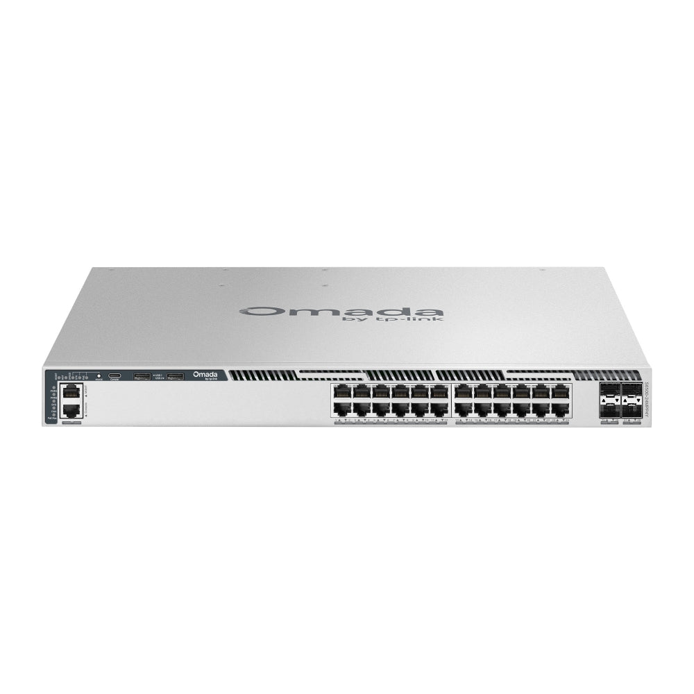 TP-Link Omada S6500-24MPP4Y – Switch administrable L3 24 ports 2,5G PoE++ et 4 SFP28 25G, empilable