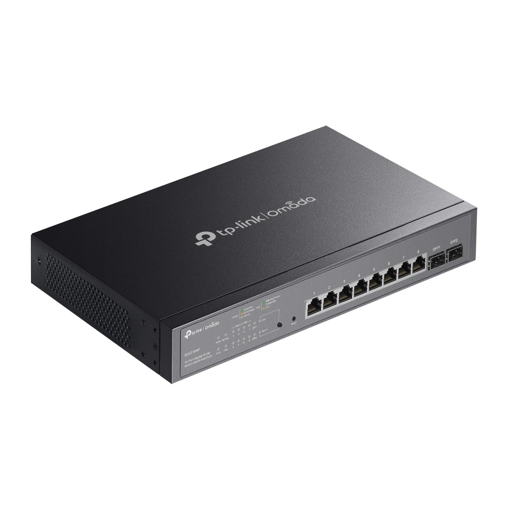 TP-Link Omada SG2210MP – Switch Smart administrable 8 ports Gigabit PoE+ et 2 SFP