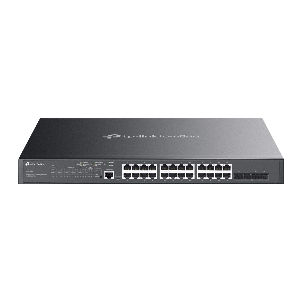 TP-Link Omada SG3428MP – Switch administrable L2+ 24 ports Gigabit PoE+ et 4 SFP