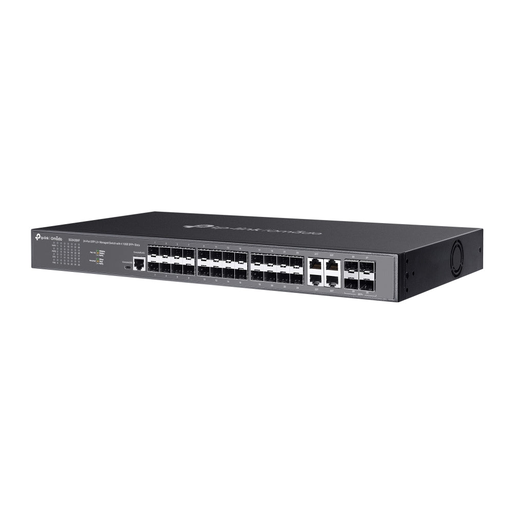 TP-Link Omada SG3428XF – Switch administrable L2+ 20 emplacements SFP Gigabit et 4 combo SFP