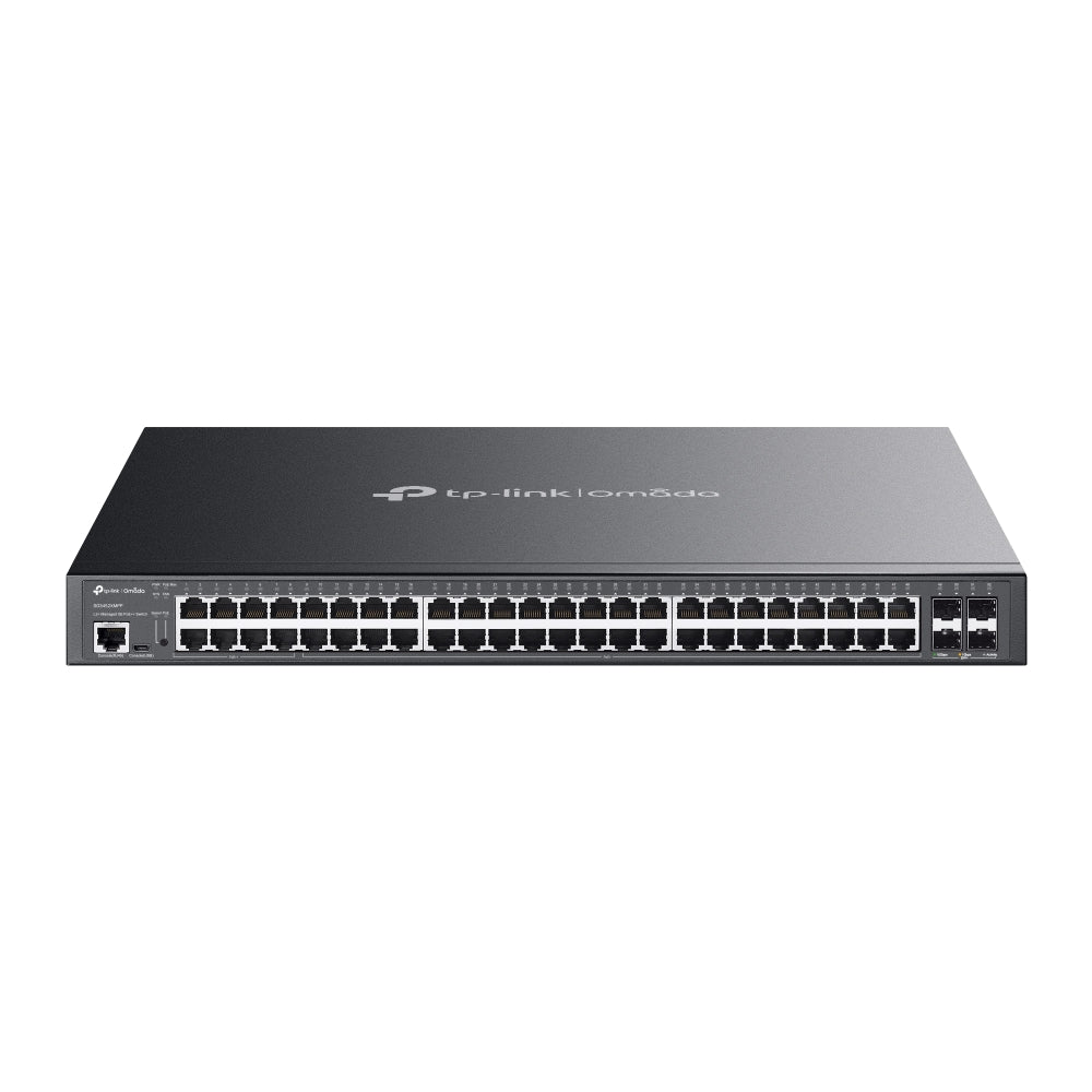 TP-Link Omada SG3452XMPP – Switch administrable L2+ 48 ports Gigabit (dont 8 PoE++ et 40 PoE+) et 4 SFP+ 10G