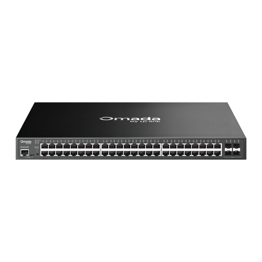 TP-Link Omada SG3452XP – Switch administrable L2+ 48 ports Gigabit PoE+ et 4 SFP+ 10G
