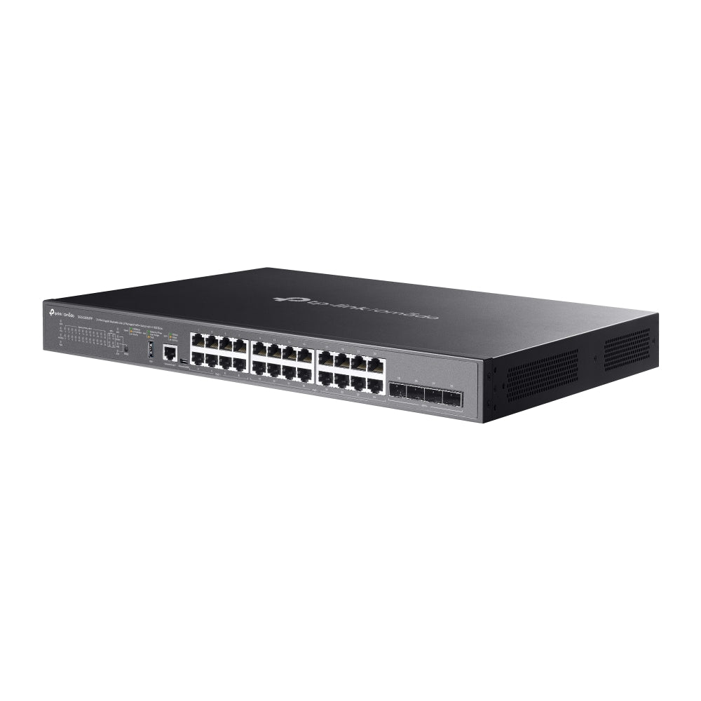 TP-Link Omada SG5428XMPP – Switch administrable L3 Lite 24 ports Gigabit (dont 8 PoE++ et 16 PoE+) et 4 SFP+ 10G, empilable