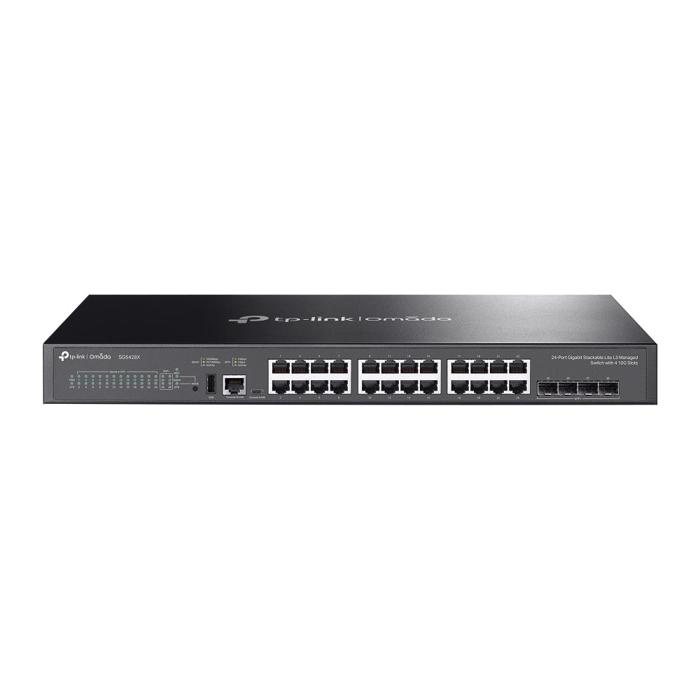 TP-Link Omada SG5428X – Switch administrable L3 Lite 24 ports Gigabit et 4 SFP+ 10G, empilable