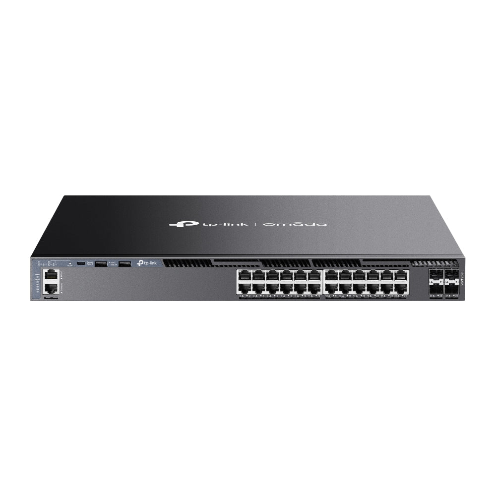 TP-Link Omada SG6428X – Switch administrable L3 24 ports Gigabit et 4 SFP+ 10G, empilable