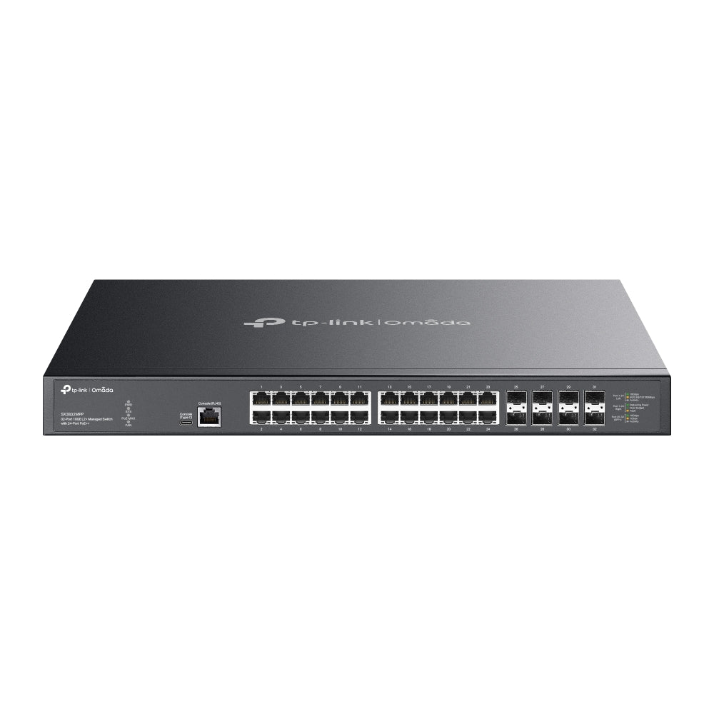 TP-Link Omada SX3832MPP – Switch administrable L2+ 24 ports 10G multi-gigabit PoE++ et 8 SFP+ 10G
