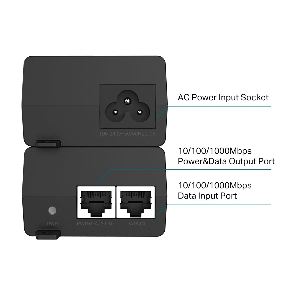 TP-Link Omada POE160S – Injecteur PoE+ Gigabit 30 W