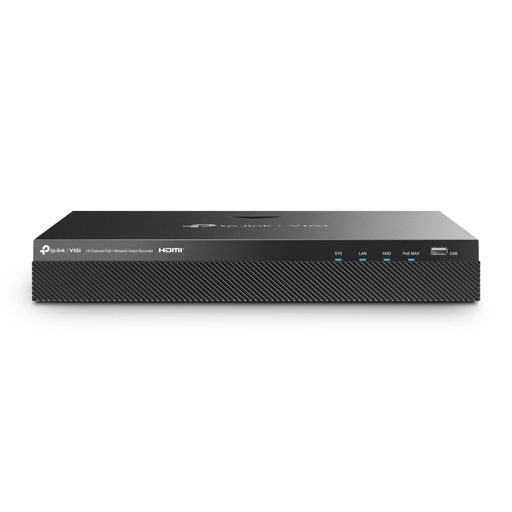 TP-Link VIGI NVR2016H-16MP – Enregistreur vidéo réseau 16 voies PoE+ (budget 140 W)