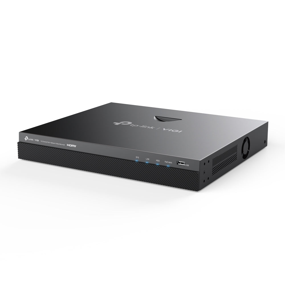 TP-Link VIGI NVR2016H-16MP – Enregistreur vidéo réseau 16 voies PoE+ (budget 140 W)