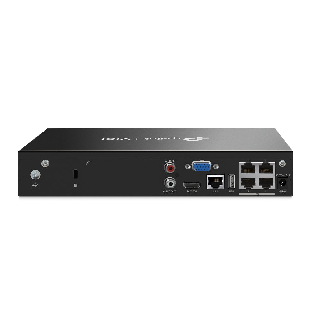 TP-Link VIGI NVR1004H-4P – Enregistreur vidéo réseau 4 voies PoE+