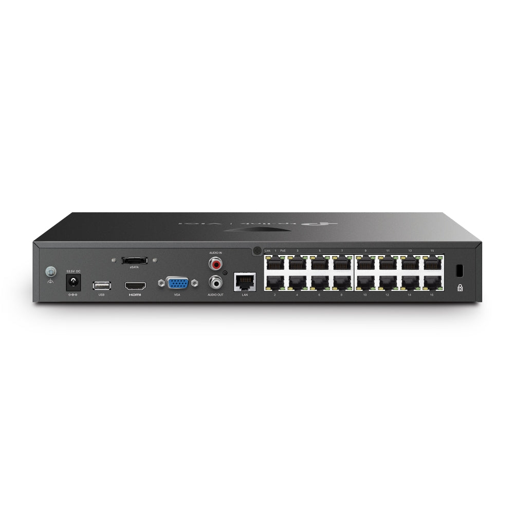 TP-Link VIGI NVR2016H-16P – Enregistreur vidéo réseau 16 voies PoE+ (budget 90 W)