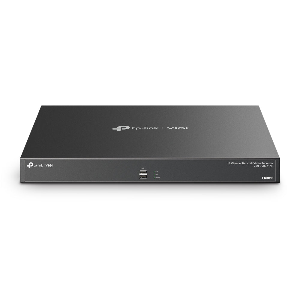 TP-Link VIGI NVR4016H – Enregistreur vidéo réseau 16 voies rackable, 4 baies