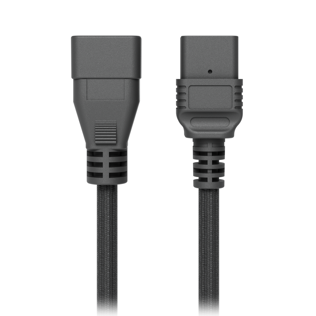 Ubiquiti UniFi UACC-Cable-C19-C20 – Câble d'alimentation C19-C20 tressé 1,8 m