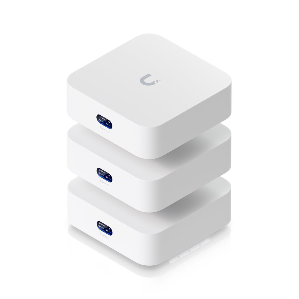 Ubiquiti UniFi UX7-3-EU – UniFi Express 7, passerelle Wi-Fi 7 compacte maillable (lot de 3)