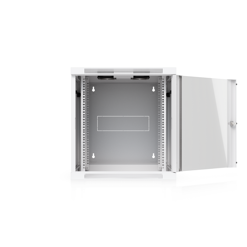 Ubiquiti UniFi UACC-Rack-12U-Wall-SW-G-EU – Coffret mural 12U pivotant porte vitrée