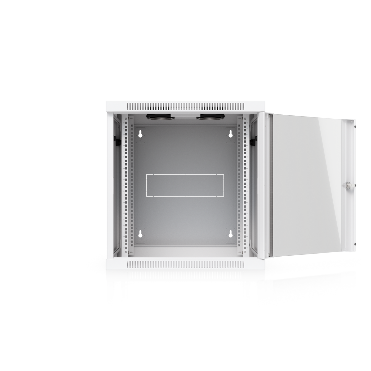 Ubiquiti UniFi UACC-Rack-12U-Wall-SW-G-EU – Coffret mural 12U pivotant porte vitrée