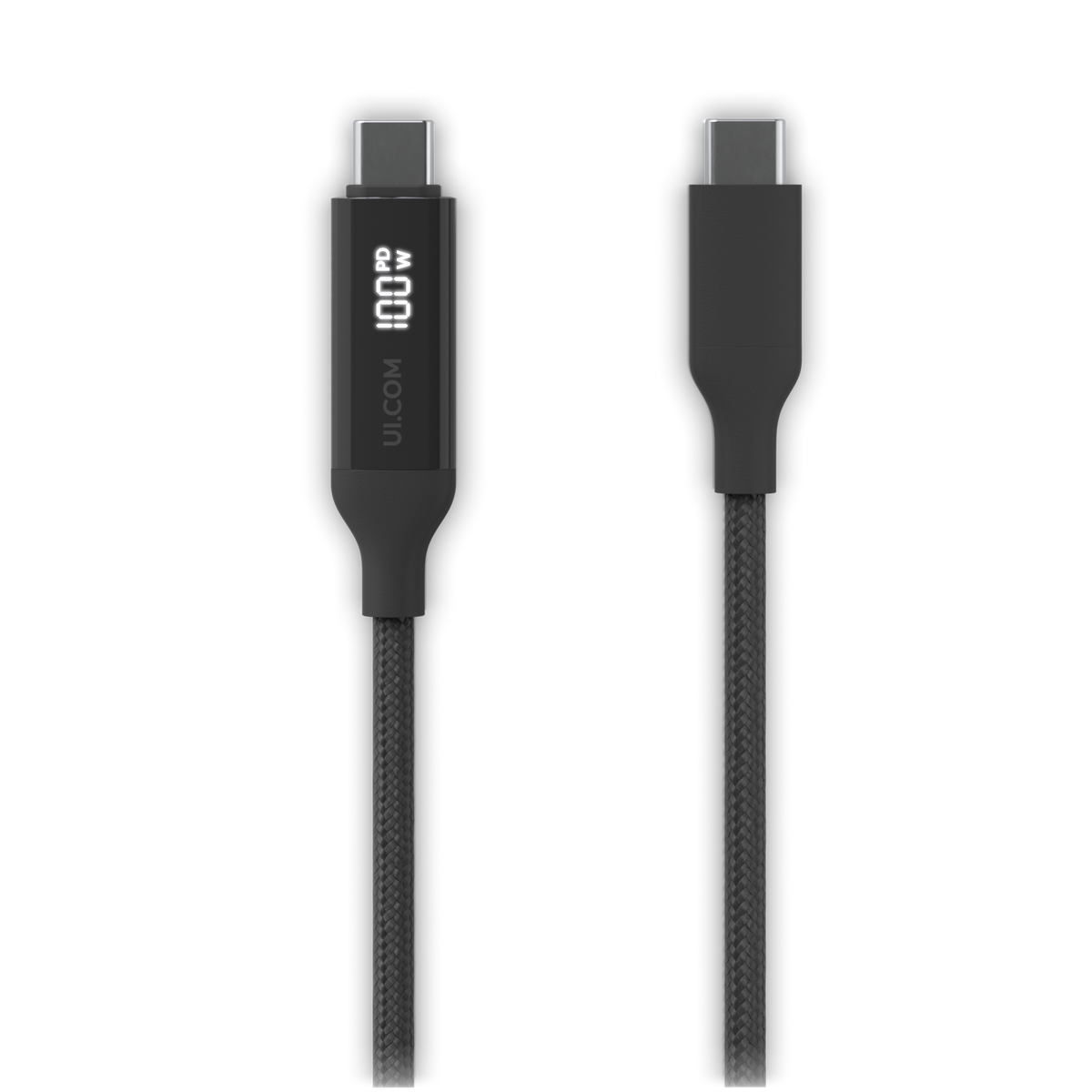 Ubiquiti UniFi AFi-Cable-USB-7M – Câble USB-C tressé 100 W avec afficheur de charge (7 m)