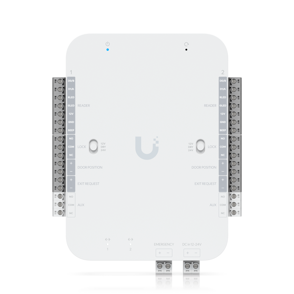 Ubiquiti UniFi Access UA-Retrofit-Hub-2 – Contrôleur 2 portes Wiegand / OSDP