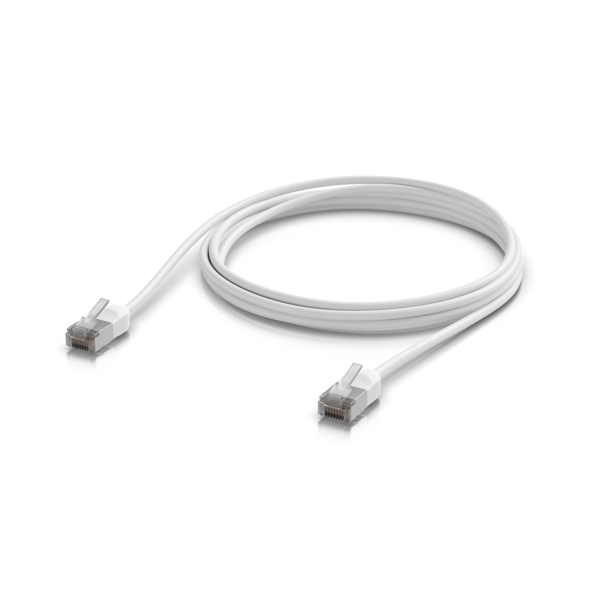 Ubiquiti UniFi UACC-Cable-Patch-Outdoor-C6A-2M-W – Cordon de brassage premium extérieur blindé (blanc, 2 m)