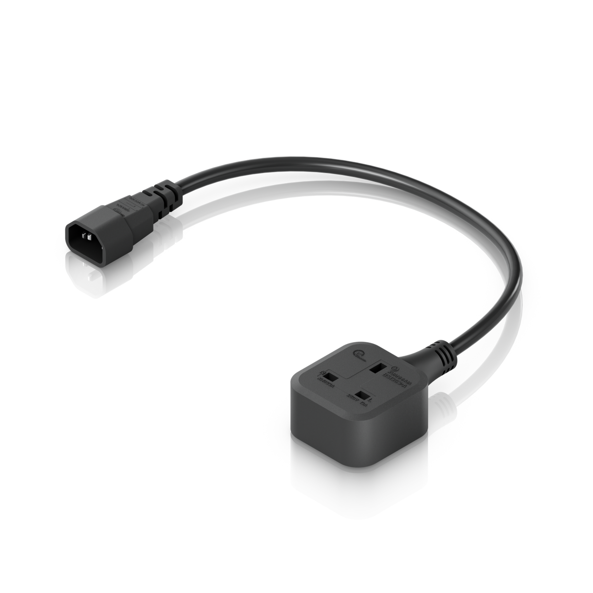 Ubiquiti UniFi UACC-Cable-C14-SK-G – Câble adaptateur C14 vers prise type G (UK)