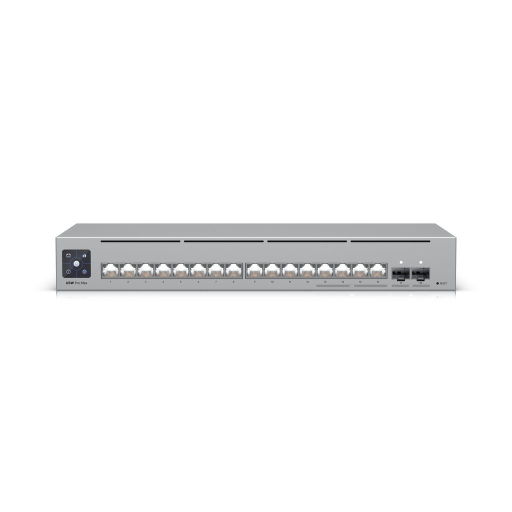 Ubiquiti UniFi USW-Pro-Max-16-EU – Switch Pro Max 16 2,5 GbE (sans PoE)