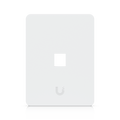 Ubiquiti UniFi UACC-WP-Keystone-V-1P – Plaque murale keystone peignable (lot de 4, verticale, 1 port)