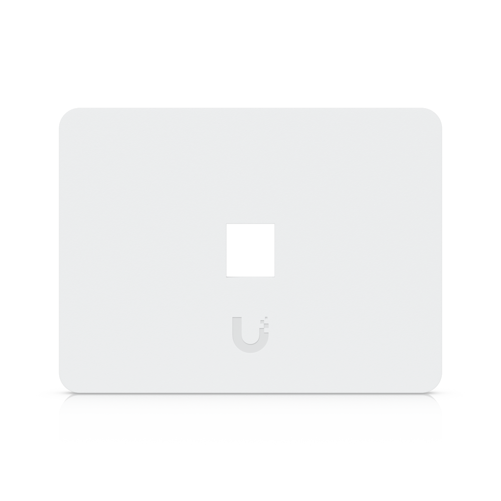 Ubiquiti UniFi UACC-WP-Keystone-H-1P – Plaque murale keystone peignable (lot de 4, horizontale, 1 port)