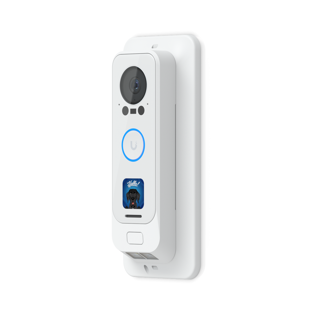 Ubiquiti UniFi Protect UACC-G4 Doorbell Pro PoE-Gang Box-White – Plaque de montage boîte 1 poste pour G4 Doorbell Pro PoE (blanc)