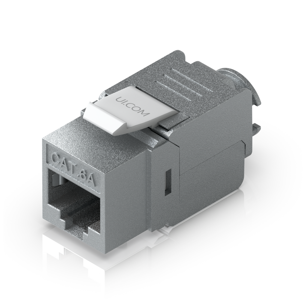Ubiquiti UniFi UACC-Keystone-Jack-C6A – Embase keystone Cat6A sans outil (lot de 12)