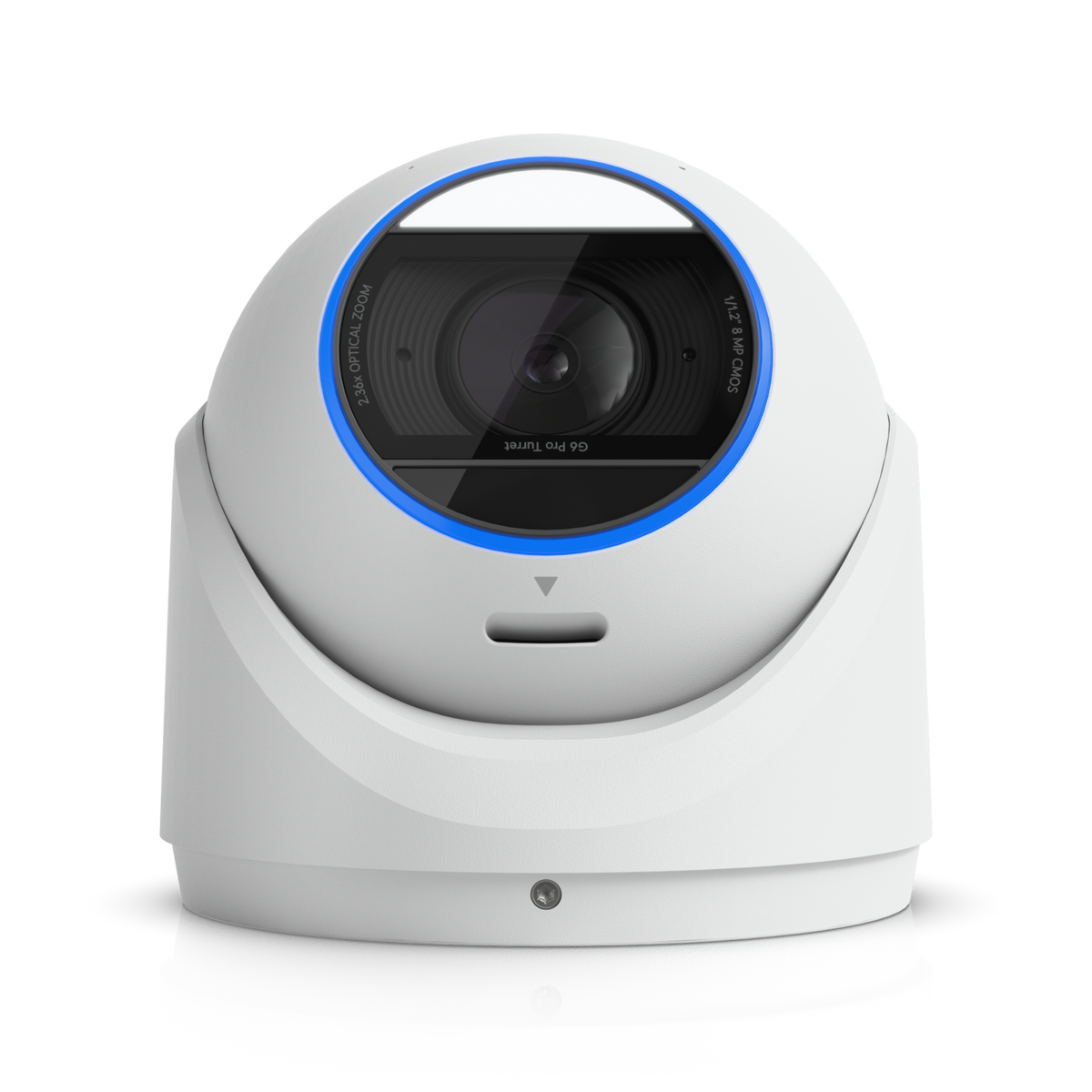 Ubiquiti UniFi Protect UVC-G6-Pro-Turret-W – Caméra tourelle 4K IA, zoom optique 2,36x, PoE+ (blanc)