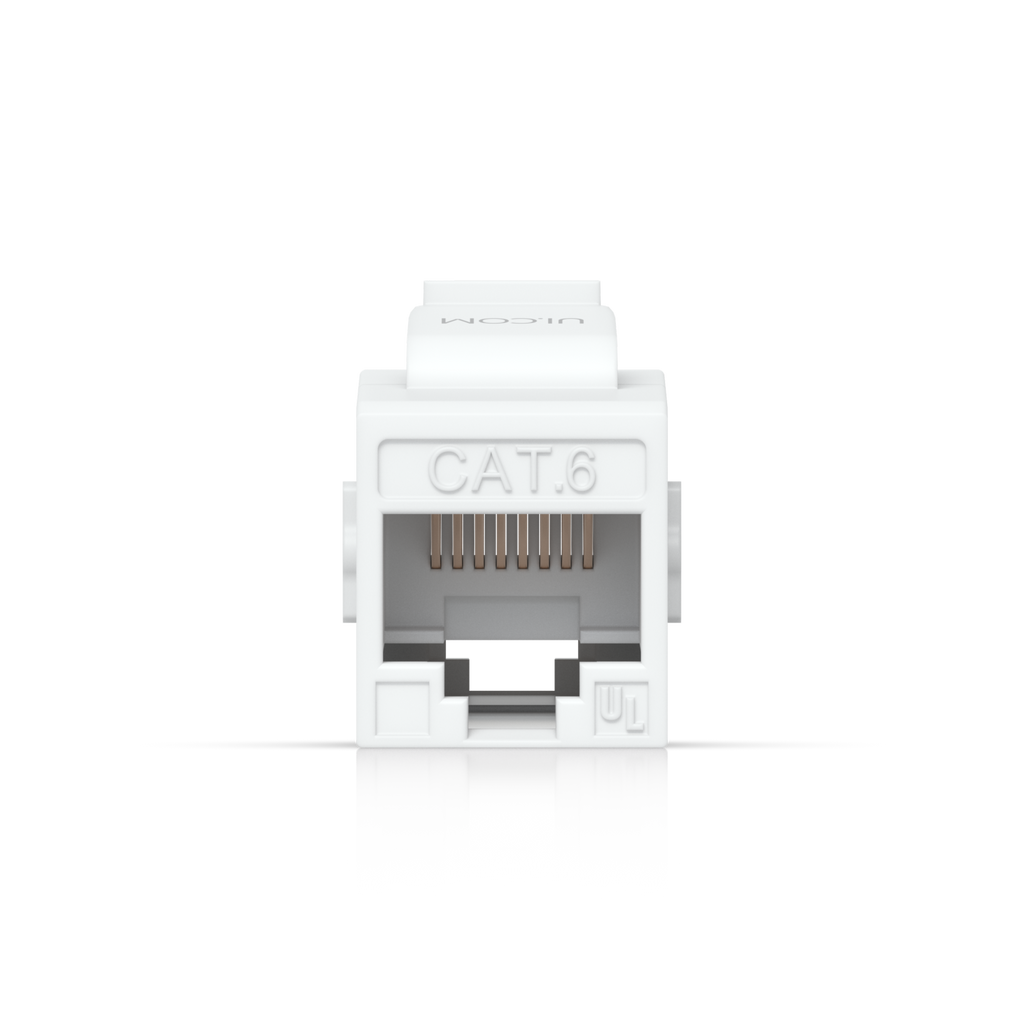 Ubiquiti UniFi UACC-Keystone-Coupler-C6 – Coupleur keystone Cat6 (lot de 12)