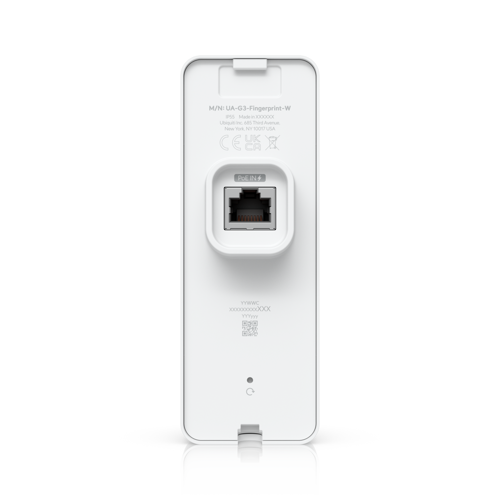 Ubiquiti UniFi Access UA-G3-Fingerprint-W – Lecteur biométrique empreinte + clavier + NFC (blanc)