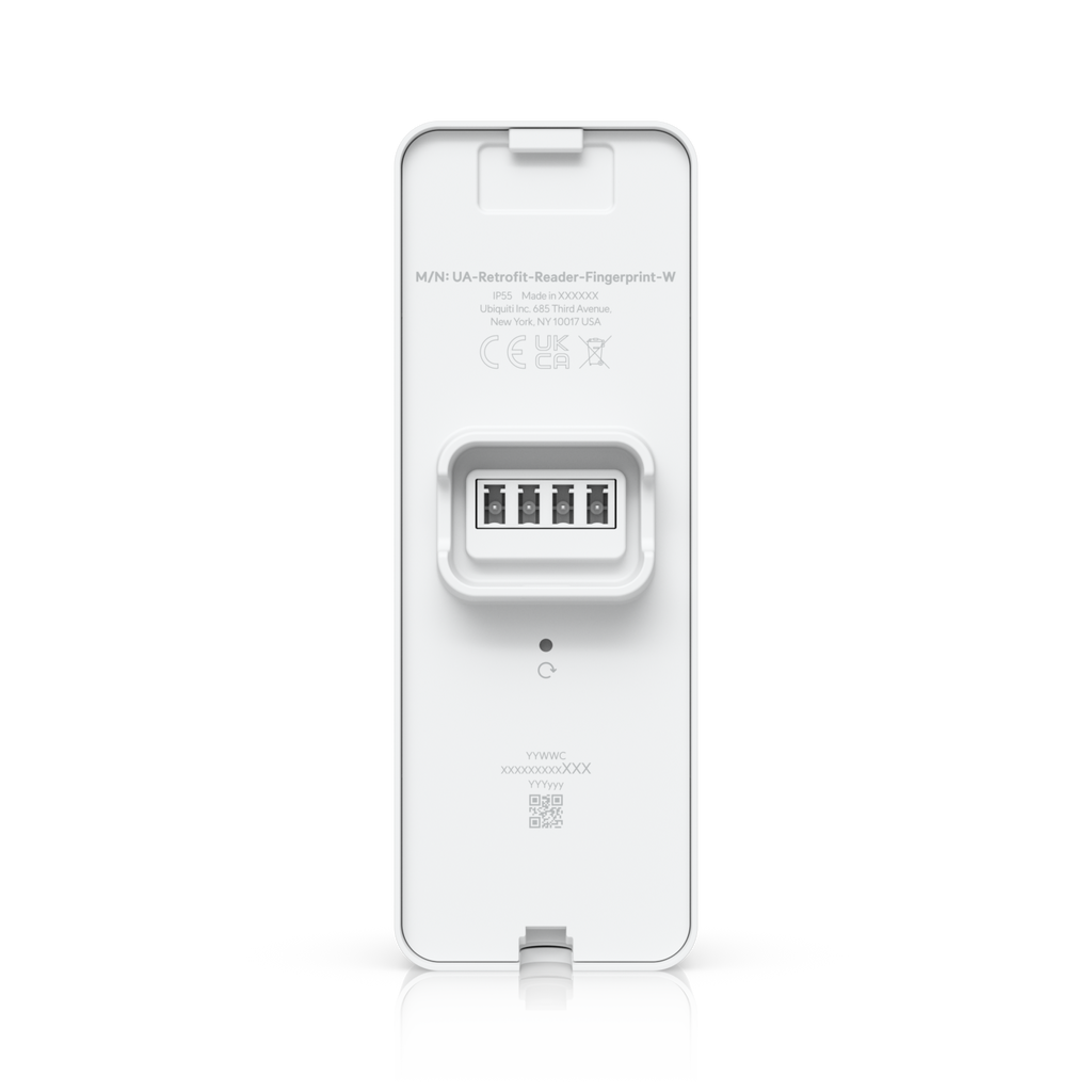 Ubiquiti UniFi Access UA-Retrofit-Reader-Fingerprint-W – Lecteur OSDP biométrique pour Retrofit Hub (blanc)