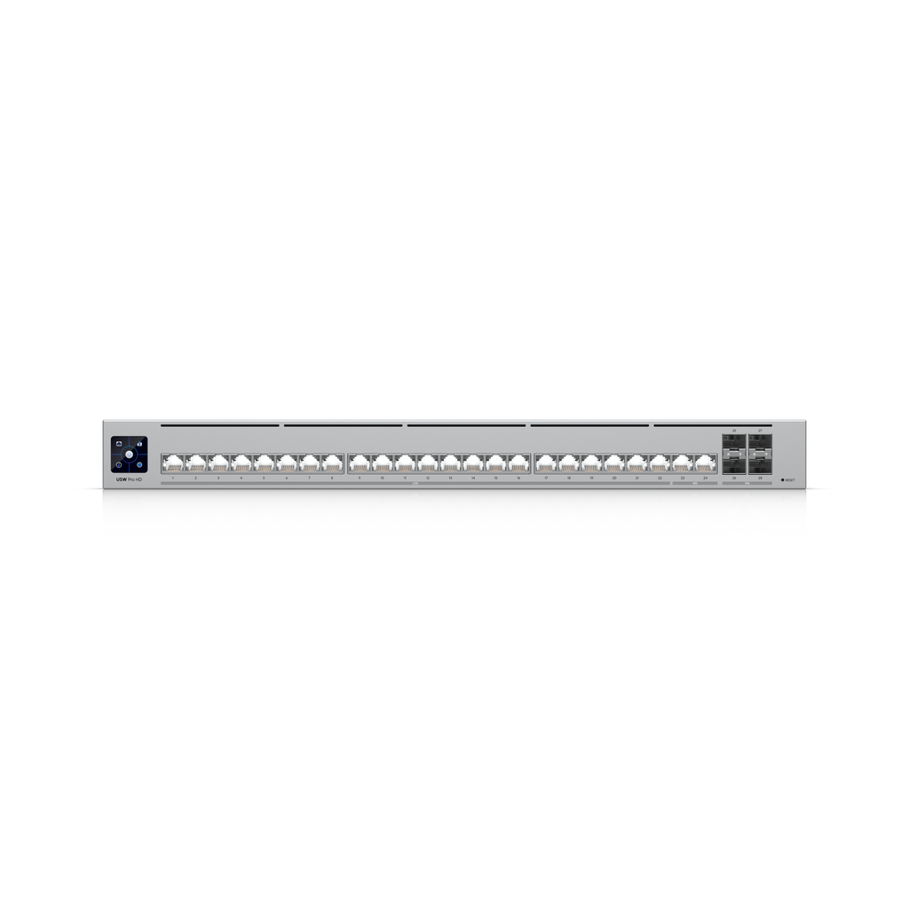 Ubiquiti UniFi USW-Pro-HD-24-EU – Switch Pro HD 24 2,5/10 GbE (sans PoE)