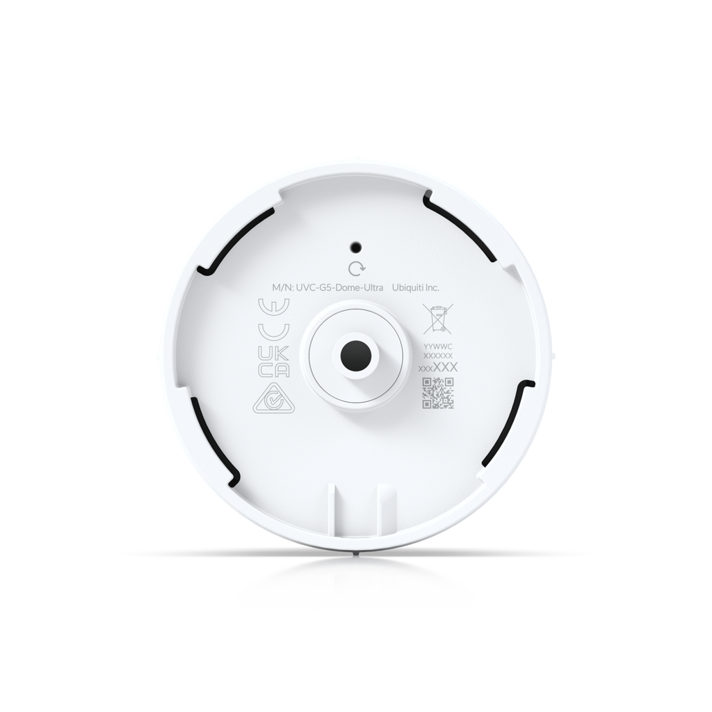 Ubiquiti UniFi Protect UVC-G5-Dome-Ultra – Mini-dôme 2K intérieur ultra-compact, PoE (blanc)