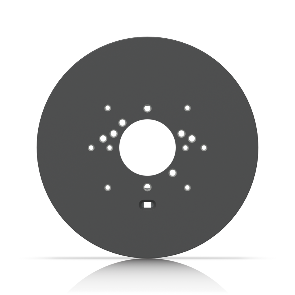 Ubiquiti UniFi Protect UACC-GB-Plate-B – Plaque d'adaptation boîte d'encastrement pour caméras (noir)