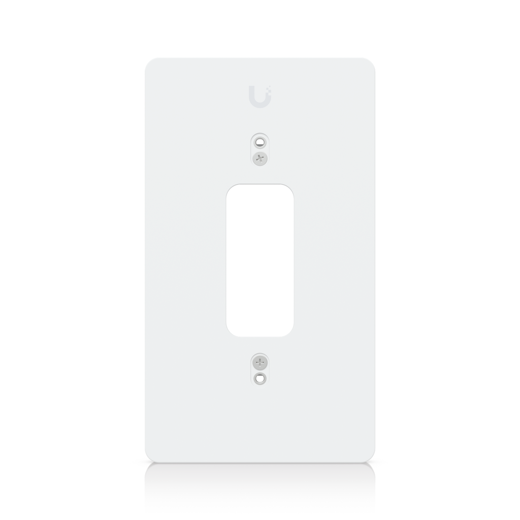 Ubiquiti UniFi Protect UACC-DBL-GB-Plate-W – Plaque de montage boîte 1 poste pour Doorbell Lite (blanc)