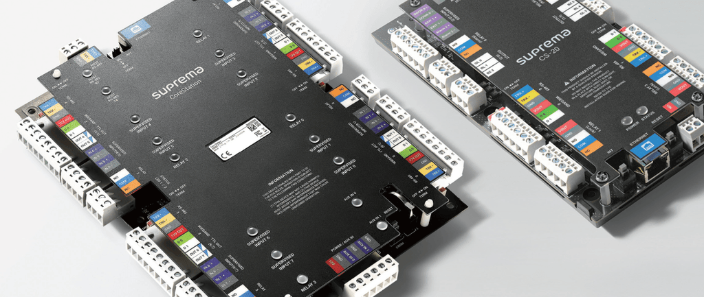 Suprema CoreStation 20 CS-20P – Contrôleur d'accès 2 portes PoE+ avec emplacement SAM