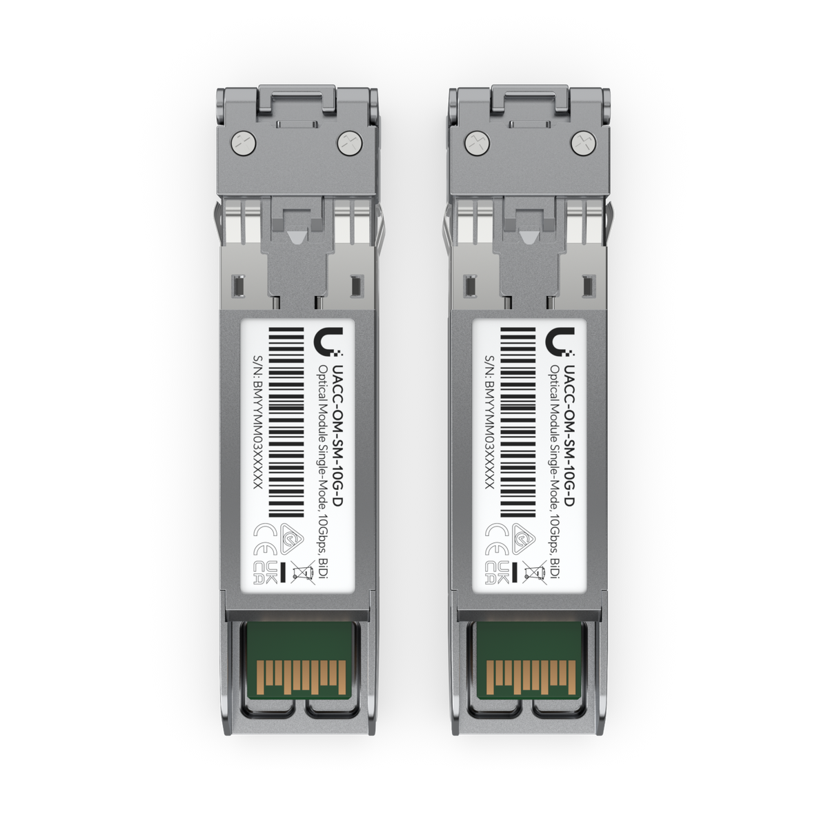 Ubiquiti UniFi UACC-OM-SM-10G-D-20 – Module optique SFP+ 10G monomode LC duplex (lot de 20)