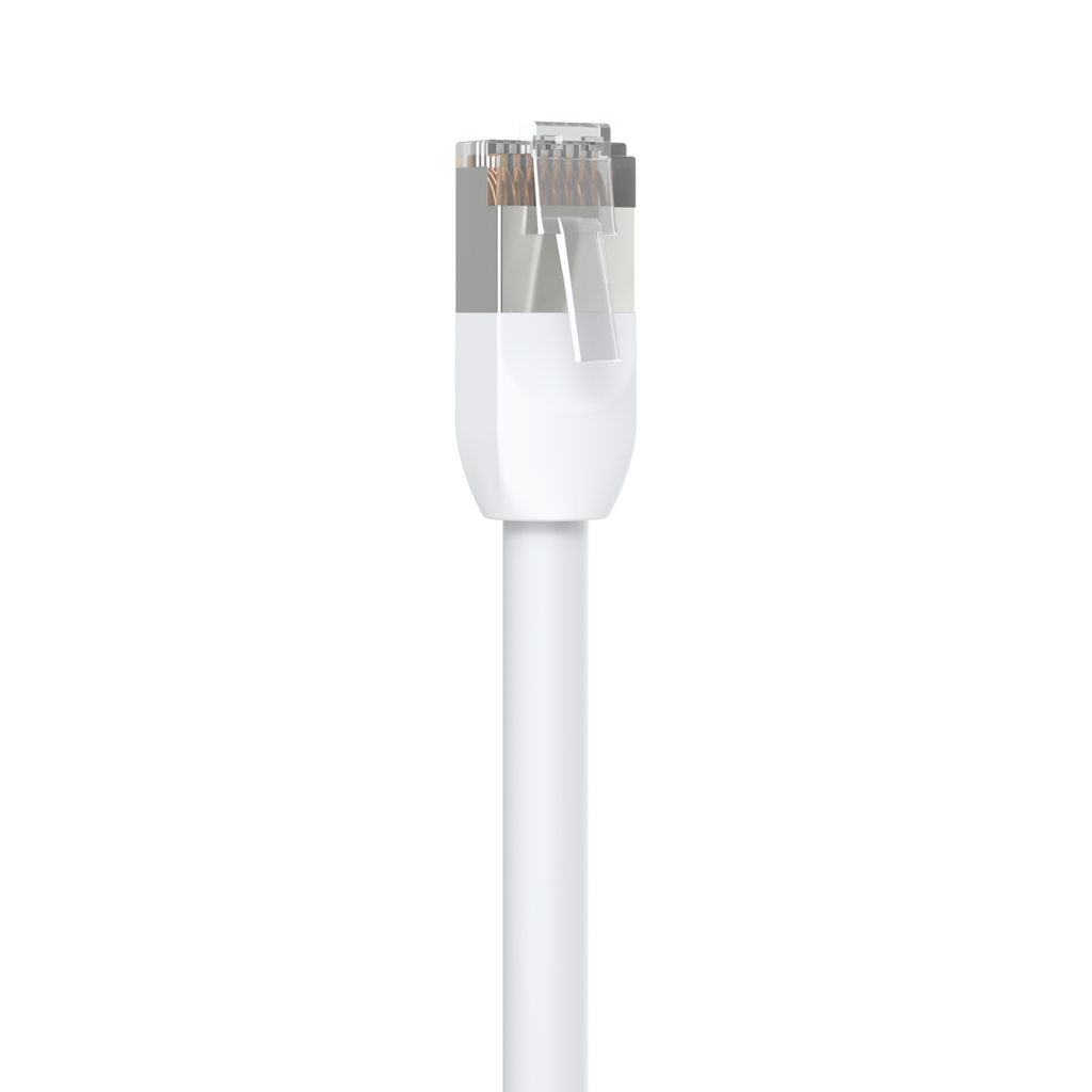 Ubiquiti UniFi UACC-Cable-Patch-Outdoor-2M-W – Cordon de brassage extérieur (blanc, 2 m)