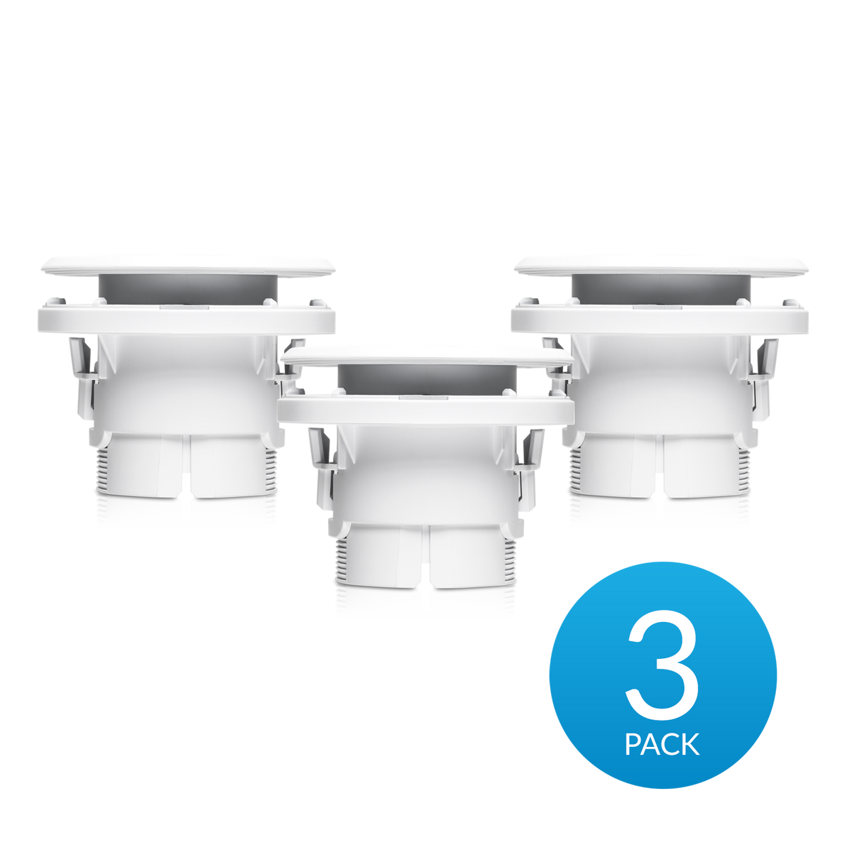 Ubiquiti UniFi Protect UVC-G3-F-C-3 – Kit d'encastrement plafond pour caméras Flex (blanc, lot de 3)