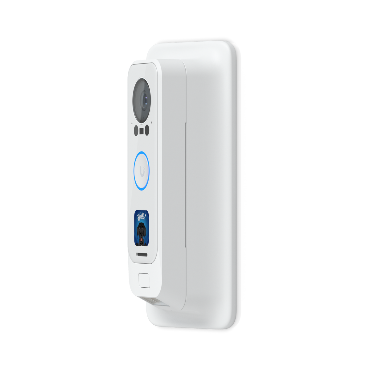 Ubiquiti UniFi Protect UACC-G4 Doorbell Pro PoE-Gang Box-White – Plaque de montage boîte 1 poste pour G4 Doorbell Pro PoE (blanc)