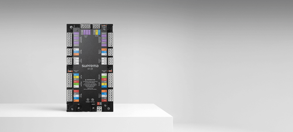 Suprema Door Interface DI-24 – Interface 2 portes / 4 lecteurs pour CoreStation