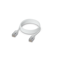 Ubiquiti UniFi UACC-Cable-Patch-EL-C6A-1M-W – Cordon de brassage premium tressé Cat6A (1 m)