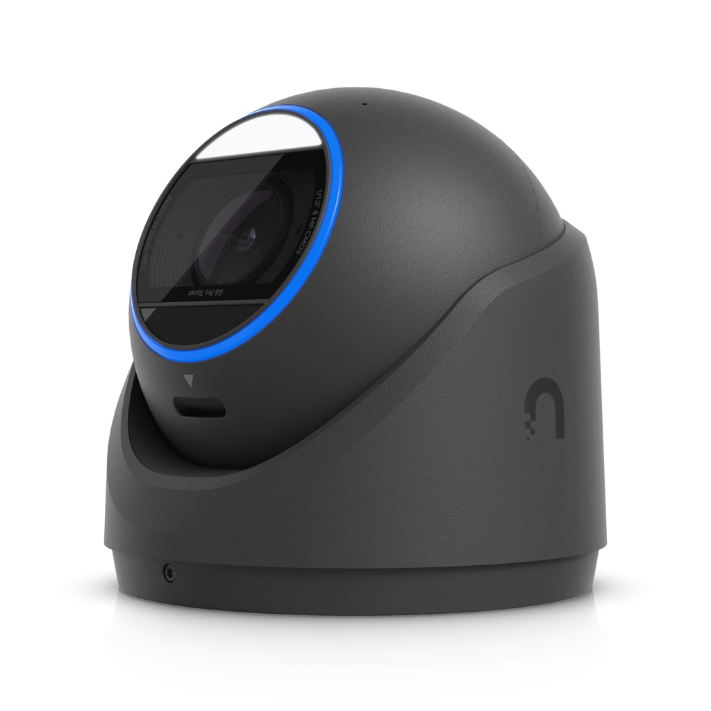 Ubiquiti UniFi Protect UVC-G6-Pro-Turret-B – Caméra tourelle 4K IA, zoom optique 2,36x, PoE+ (noir)