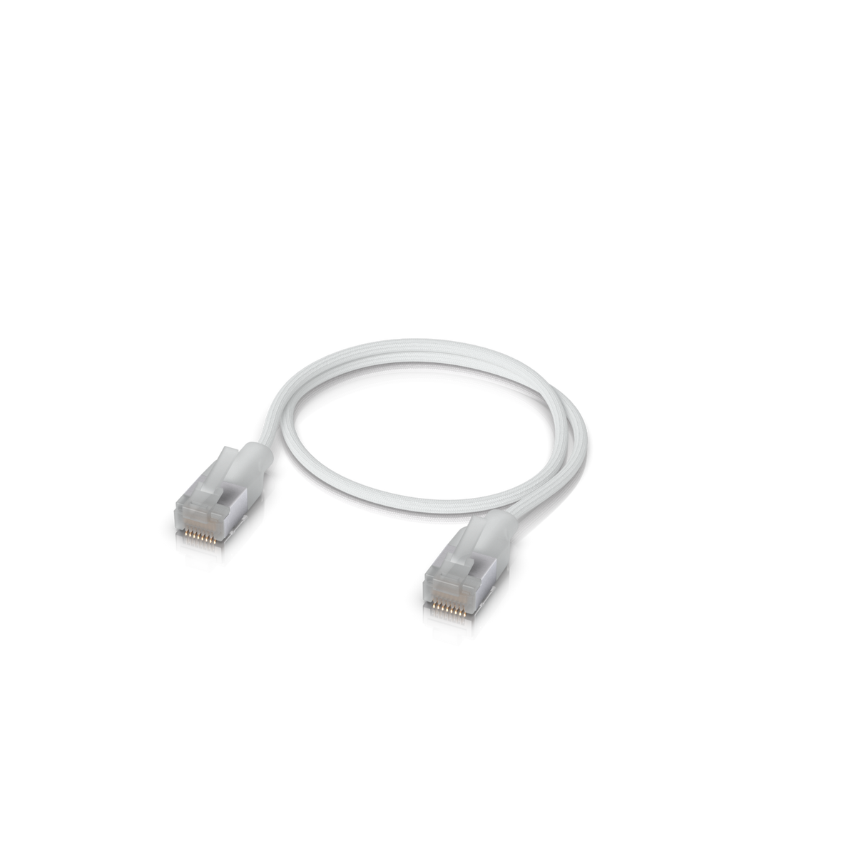 Ubiquiti UniFi UACC-Cable-Patch-EL-C6A-0.3M-W-10 – Cordon de brassage premium tressé Cat6A (0,3 m, lot de 10)