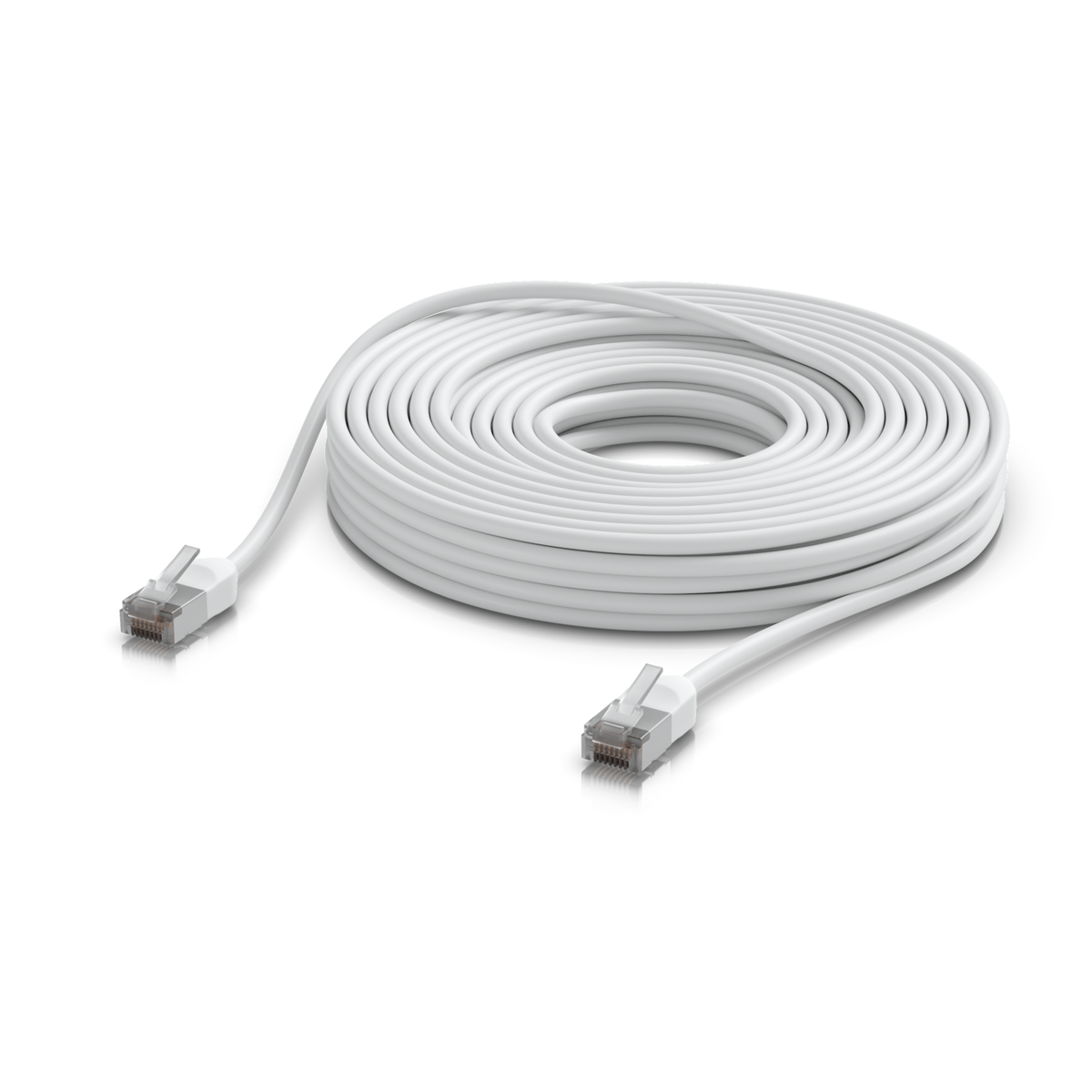 Ubiquiti UniFi UACC-Cable-Patch-Outdoor-C6A-15M-W – Cordon de brassage premium extérieur blindé (blanc, 15 m)