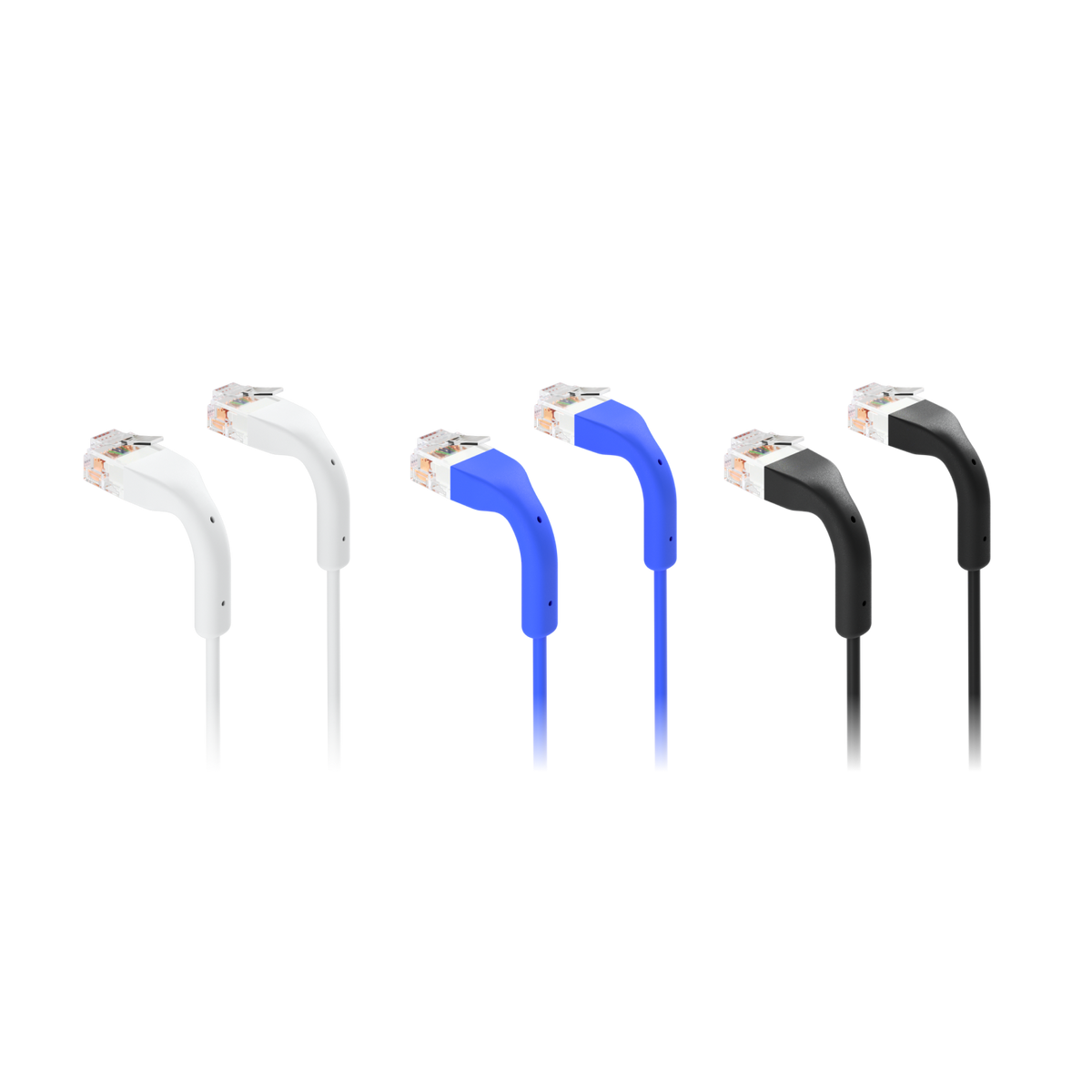 Ubiquiti UniFi UACC-Cable-Patch-1M-W-10 – Cordon de brassage ultra-fin 10 GbE (blanc, 1 m, lot de 10)