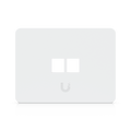 Ubiquiti UniFi UACC-WP-Keystone-H-2P – Plaque murale keystone peignable (lot de 4, horizontale, 2 ports)